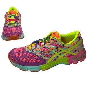 Asics Gel Noosa Tri 10 Size 4.5 MultiColor Women's Girls Running Shoes C523N